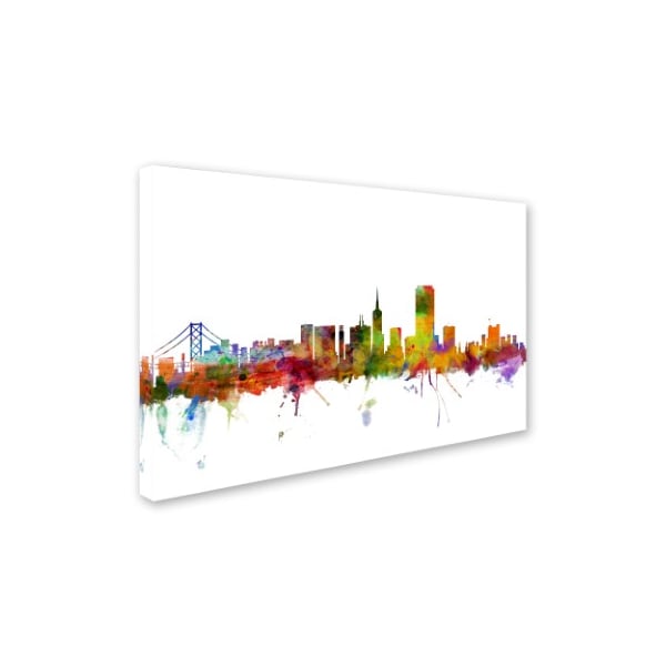 Michael Tompsett 'San Francisco City Skyline' Canvas Art,26x40